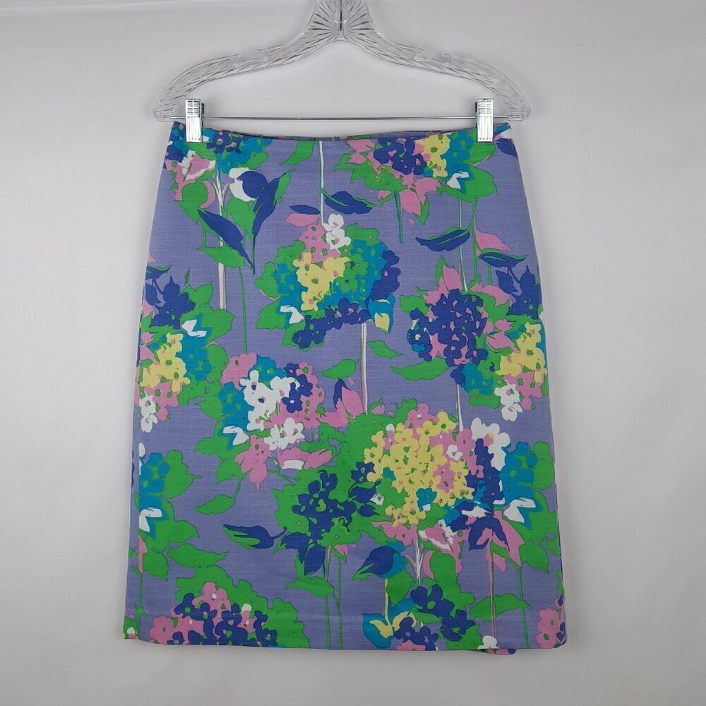 Tommy Hilfiger Lavender Floral Pencil Skirt